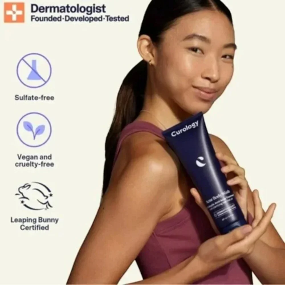 Curology Acne Body Wash With Salicylic Acid & Tea Tree Oil 3.4 Fl Oz NWOB Sealed